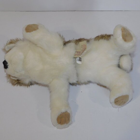 Folkmanis Wolf Pup Full Body Hand  Puppet Gray Brown White 16" Plush Stuffed - Picture 8 of 9